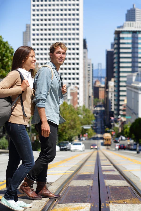 San Francisco city street people students walking stock photography San Francisco city street people students walking stock photography