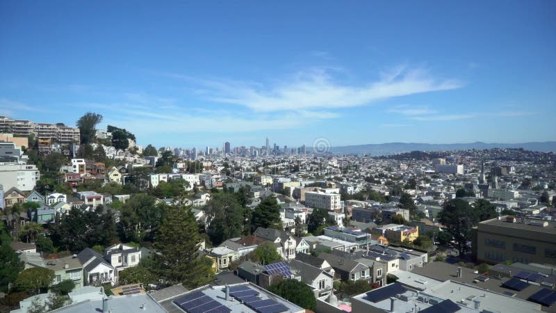 San francisco cityscape van billy goat hill