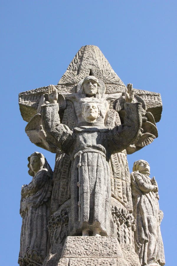 San Francisco de Asis Monument stock image San Francisco de Asis Monument stock image