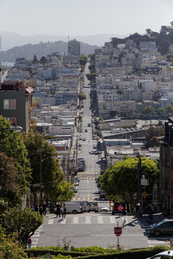 San Francisco Famous Streets Editorial Stock Photo Image of famous