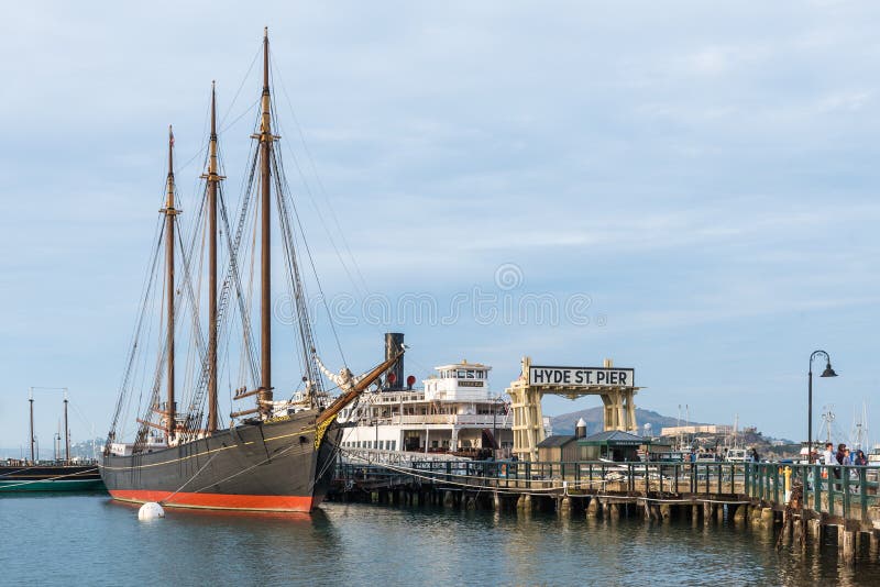 San Francisco Maritime National Historical parkerar royaltyfri bild San Francisco Maritime National Historical parkerar royaltyfri bild