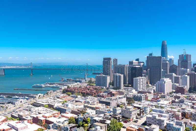 San Francisco, panorama imagem de stock San Francisco, panorama imagem de stock
