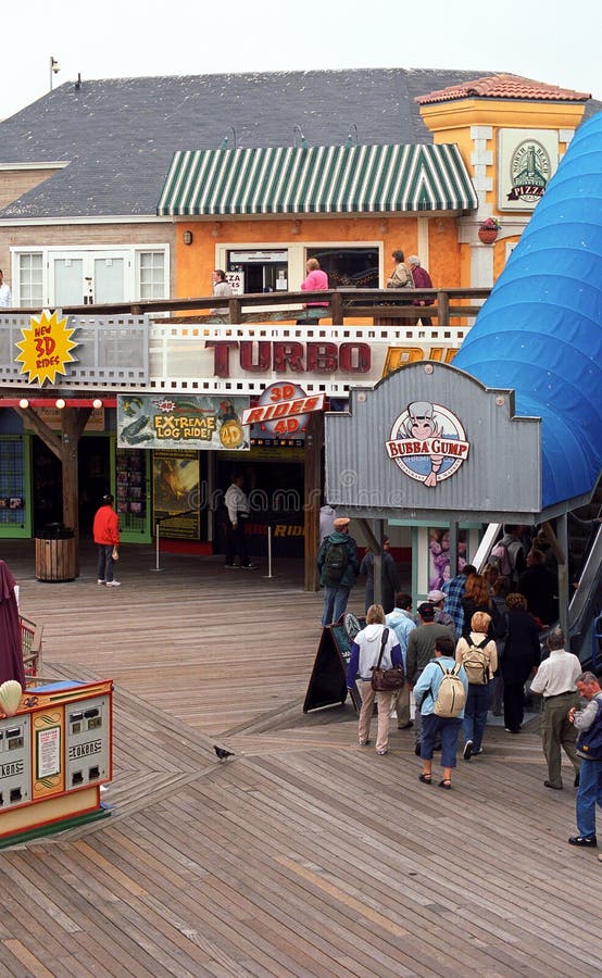 Pier 39 at Fisherman`s Wharf in San Francisco Editorial Stock