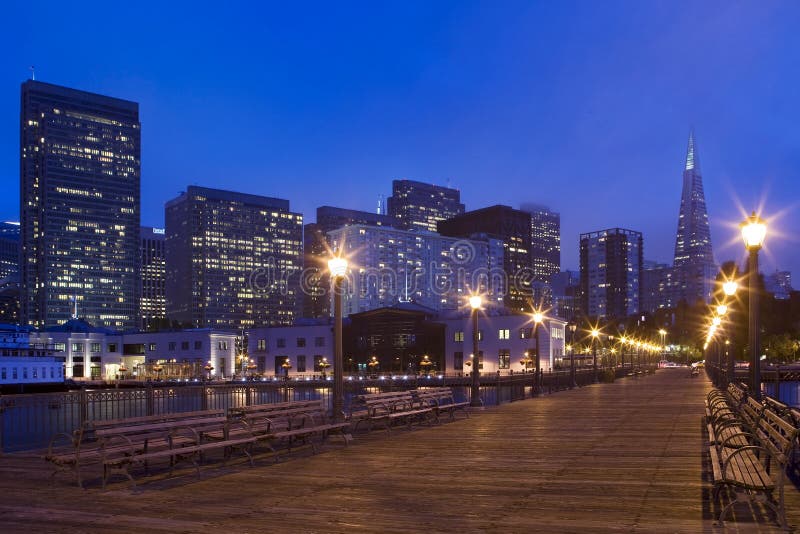 San Francisco Pier at Night