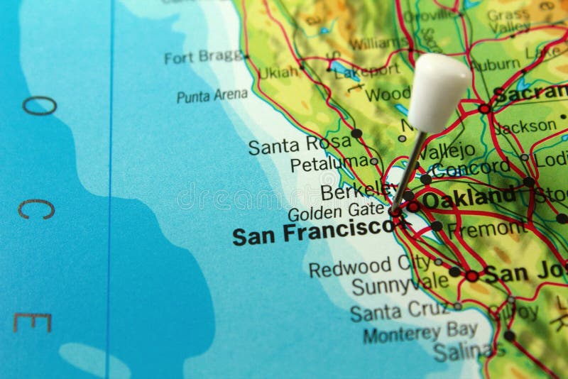 San Francisco Pin Map Photos - Free & Royalty-Free Stock Photos from  Dreamstime