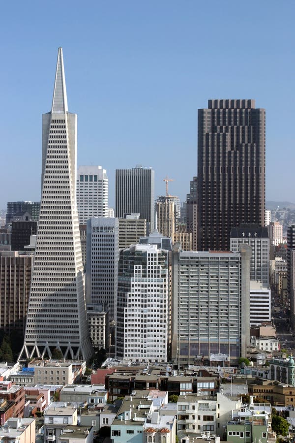 The TransAmerica Pyramid and the Bank of America tower are the two tallest buildings in San Francisco. The TransAmerica Pyramid and the Bank of America tower are the two tallest buildings in San Francisco