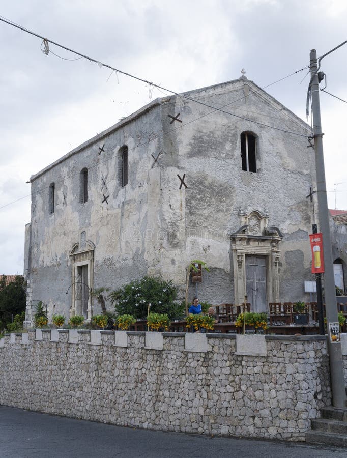 San Gaetano Chiesa Or San Gaetano Church At Milazzo Downtown Editorial San Gaetano Chiesa Or San Gaetano Church At Milazzo Downtown Editorial