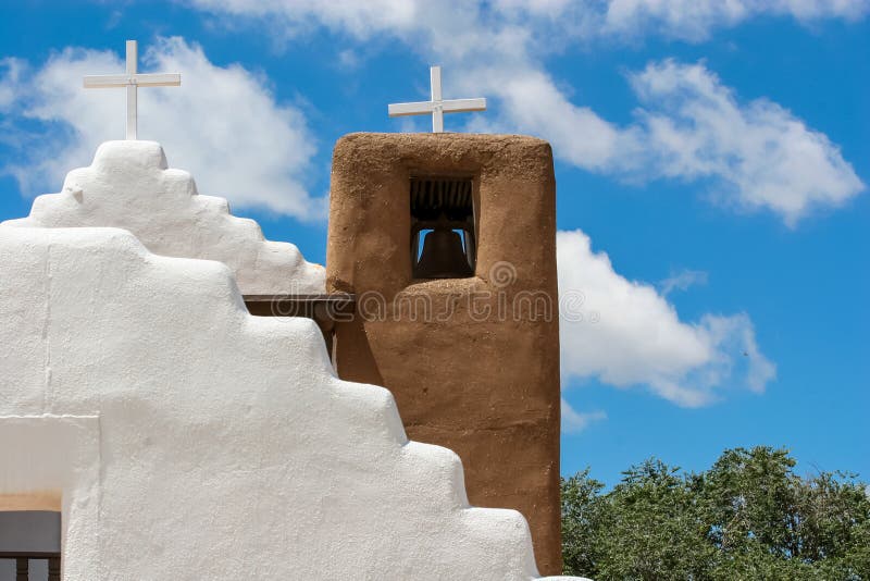 San Geronimo Chapel in Taos Pueblo, De V Stock Foto Image of erfenis