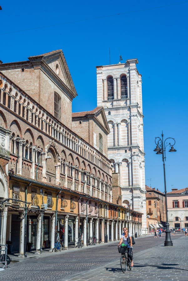 San Giorgio cathedral, Duomo of Ferrara. Emilia-Romagna. Italy. royalty free stock photos San Giorgio cathedral, Duomo of Ferrara. Emilia-Romagna. Italy. royalty free stock photos