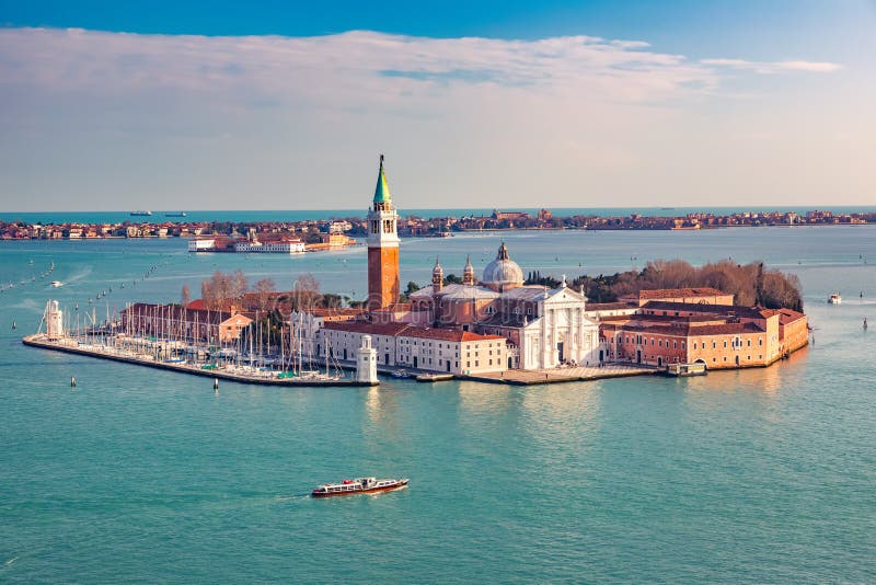 San Giorgio Maggiore Island, Venice Stock Image - Image of adriatic ...