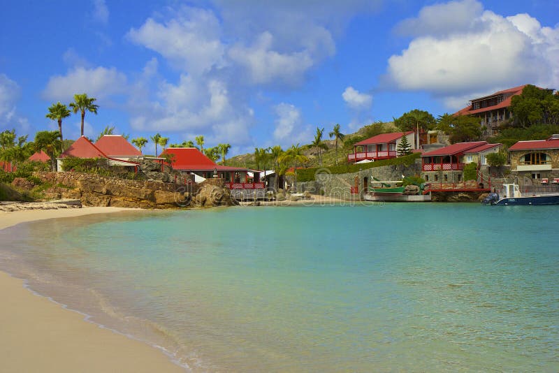 San Jean Beach in St Barths, Caribbean Editorial Stock Photo - Image of ...