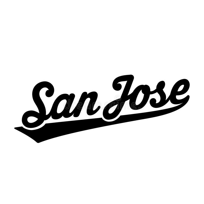San Jose Lettering Design. San Jose, California Typography Design