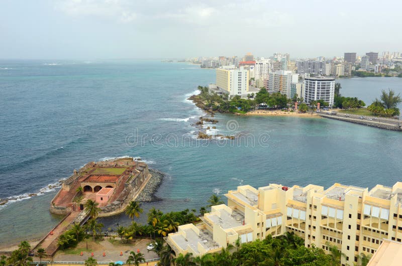 San Juan city skyline, Puerto Rico