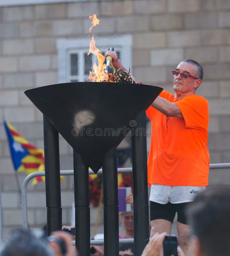 San Juan - populaire gebeurtenis in Catalonië royalty-vrije stock afbeeldingen San Juan - populaire gebeurtenis in Catalonië royalty-vrije stock afbeeldingen