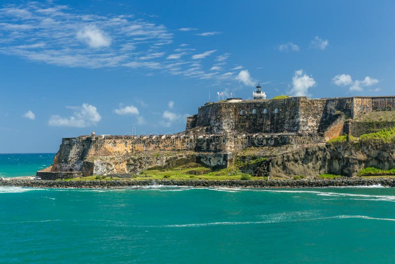 El Morro fort Puerto Rico stock photo. Image of portuquese - 24246136