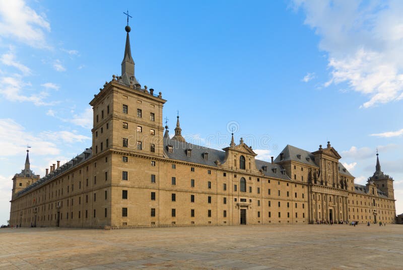 San Lorenzo Monastery in El Escorial, Madrid royalty free stock image San Lorenzo Monastery in El Escorial, Madrid royalty free stock image