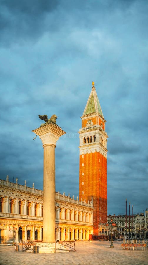 San Marco Square In Venice Italy Stock Image Image Of