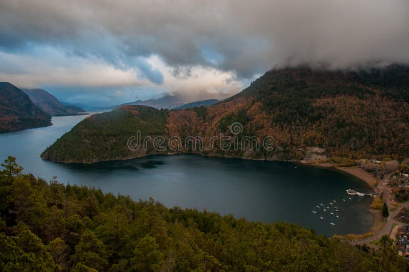 San Martin de los le Ande, in Argentina fotografia stock libera da diritti San Martin de los le Ande, in Argentina fotografia stock libera da diritti