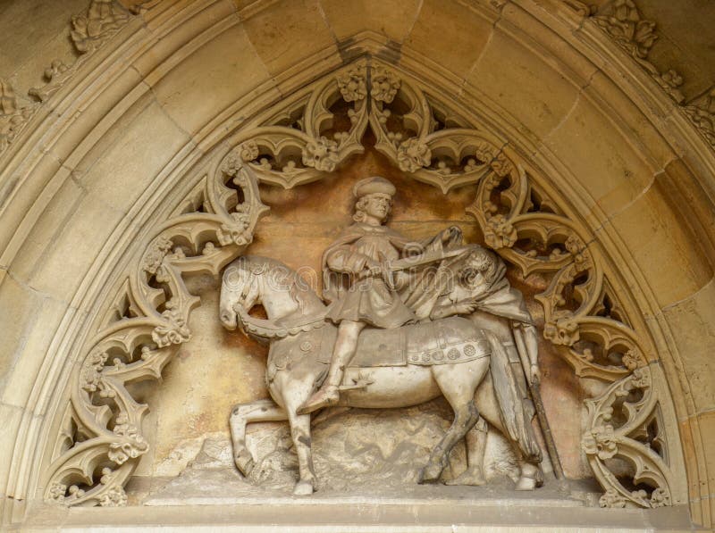 San Martín en la iglesia de los Dom, Utrecht, los Países Bajos imagen de archivo San Martín en la iglesia de los Dom, Utrecht, los Países Bajos imagen de archivo