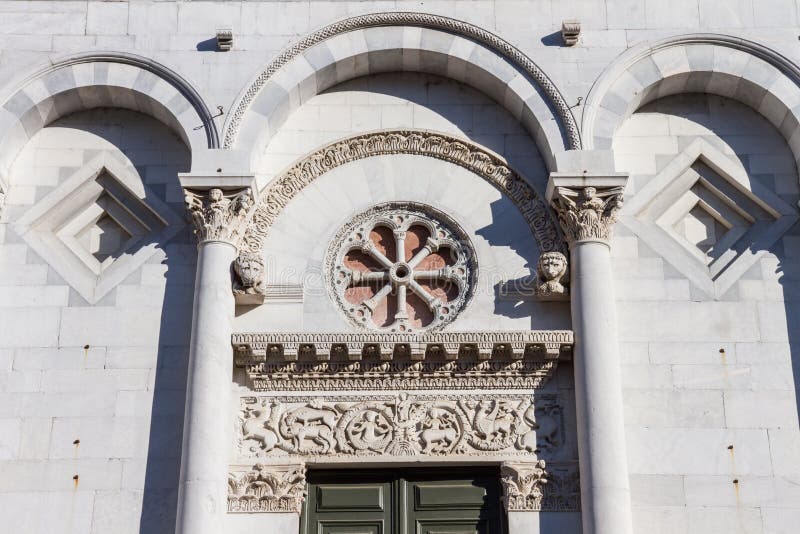 San Michele in Foro Church in Lucca, Tuscany, Italy