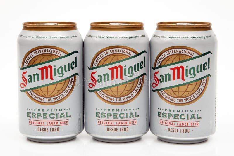 SAN MIGUEL BEER stock photography SAN MIGUEL BEER stock photography