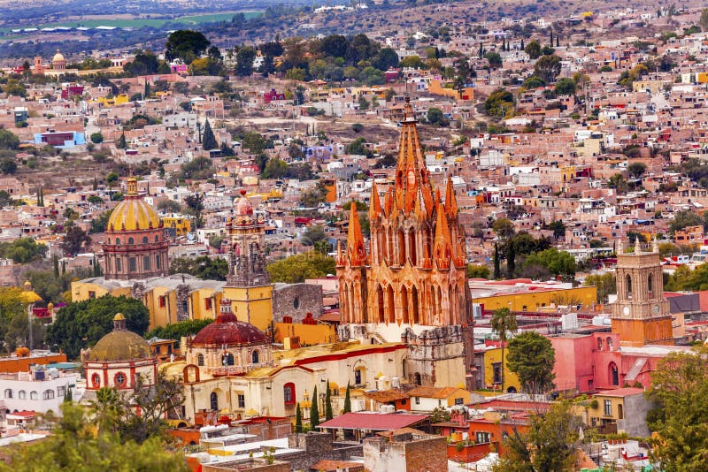 San Miguel de Allende Mexico Miramar Overlook Parroquia