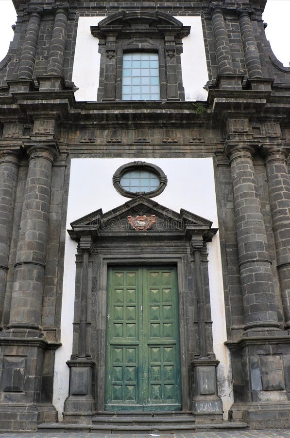 Roman Catholic church of San Nicola di Bari, in Randazzo on the Italian island of Sicily, Italy. The church was initially built in 13th century. The current facade comes from 16th century. Roman Catholic church of San Nicola di Bari, in Randazzo on the Italian island of Sicily, Italy. The church was initially built in 13th century. The current facade comes from 16th century.