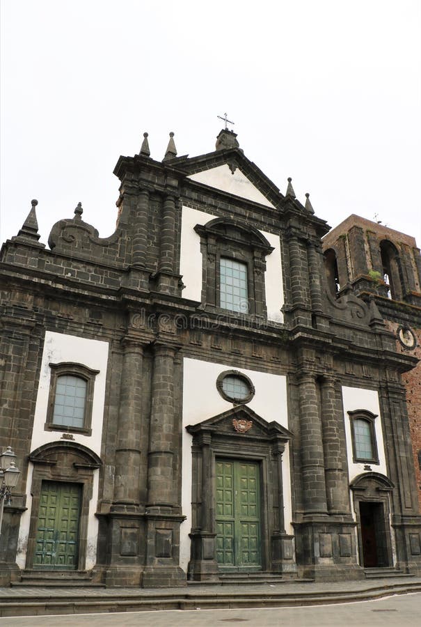 Roman Catholic church of San Nicola di Bari, in Randazzo on the Italian island of Sicily, Italy. The church was initially built in 13th century. The current facade comes from 16th century. Roman Catholic church of San Nicola di Bari, in Randazzo on the Italian island of Sicily, Italy. The church was initially built in 13th century. The current facade comes from 16th century.