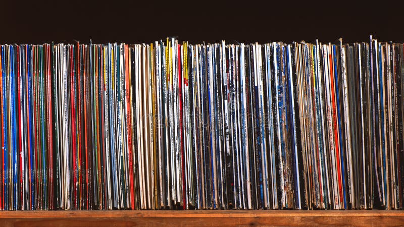 Collections of 33 rpm vintage vinyl records