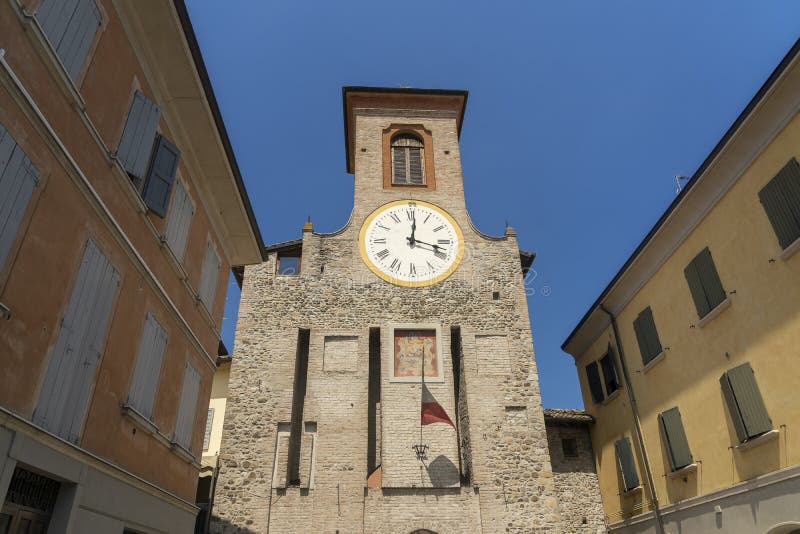 San Polo D`Enza Reggio Emilia: Historic Tower Stock Image - Image of ...