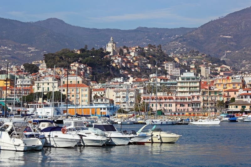 A popular resort along the Ligurian coast of Italy. A popular resort along the Ligurian coast of Italy