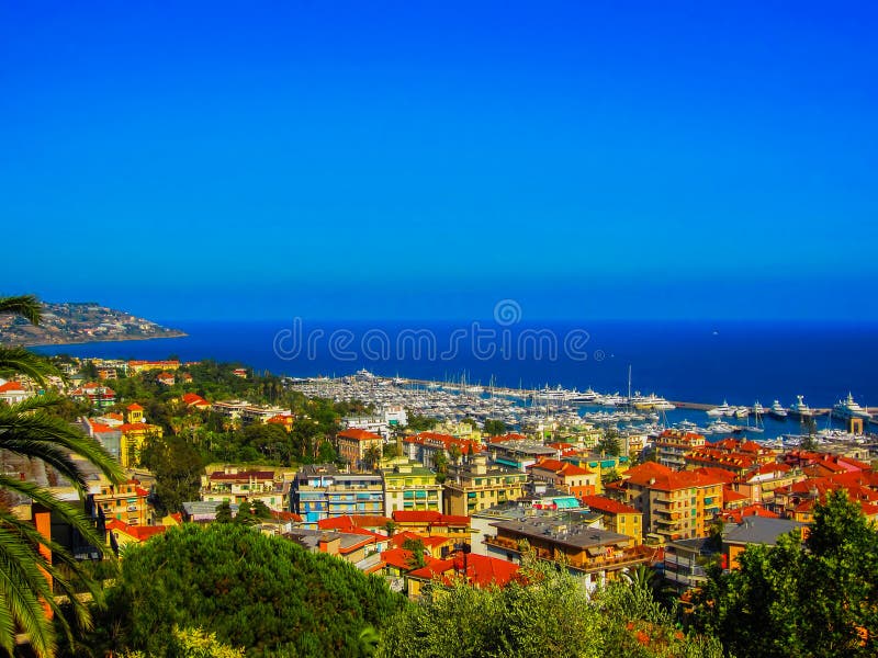 San Remo Italy stock image. Image of architecture, mediterranean