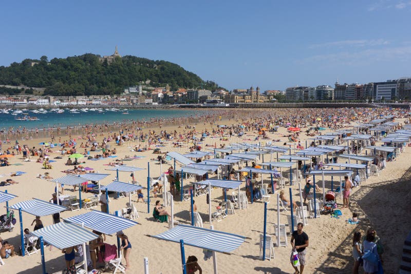 Playa De La Concha San Sebastián Paesi Baschi