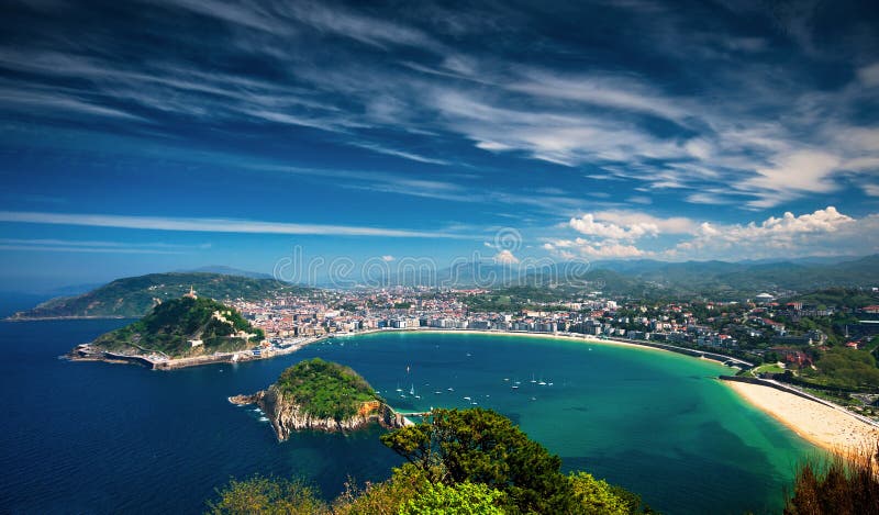 San Sebastian Espagne photo stock San Sebastian Espagne photo stock