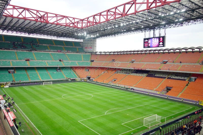 San Siro Stadium Gate editorial photography. Image of team - 24762377