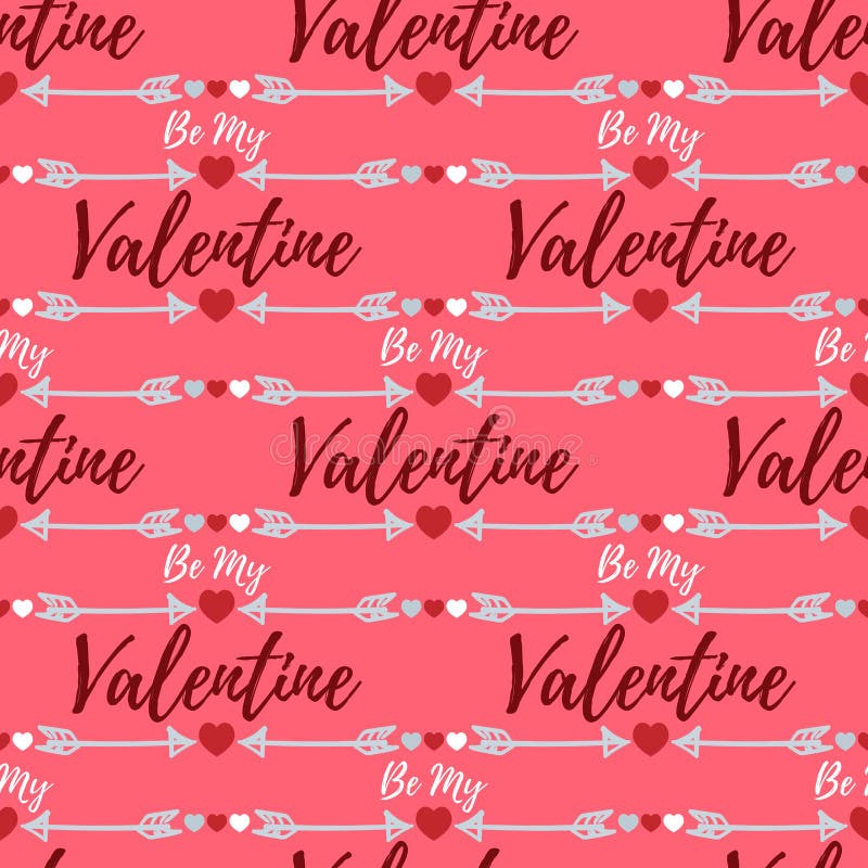 San Valentino: una storia senza cuori, una freccia e un testo di San Valentino su sfondo rosa illustrazione vettoriale San Valentino: una storia senza cuori, una freccia e un testo di San Valentino su sfondo rosa illustrazione vettoriale
