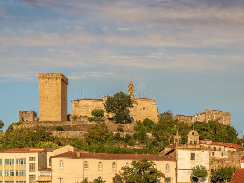 San Vicente Castle in Monforte de Lemos, Lugo - Spain. San Vicente Castle in Monforte de Lemos, Lugo - Spain