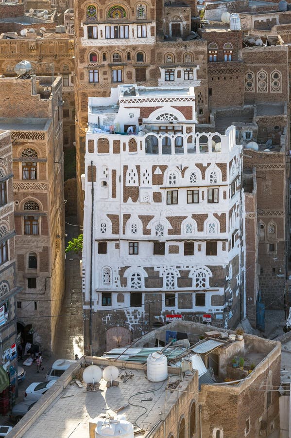 Sana'a Yemen redaktionell arkivbild. Bild av förstör 102577052