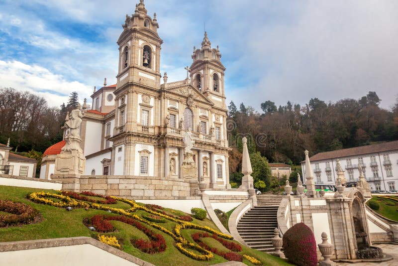 Sanctuary of Bom Jesus do Monte. Popular landmark and pilgrimage