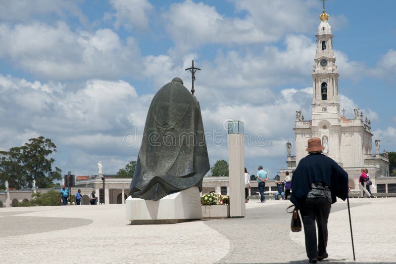 Sanctuary of Our Lady of Fatima Portugal Editorial Photo Image of
