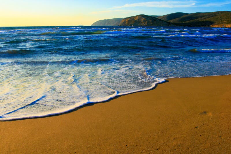 Sand on the Aegean coast