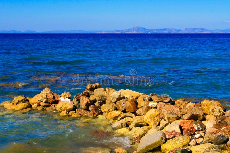 Sand on the Aegean coast