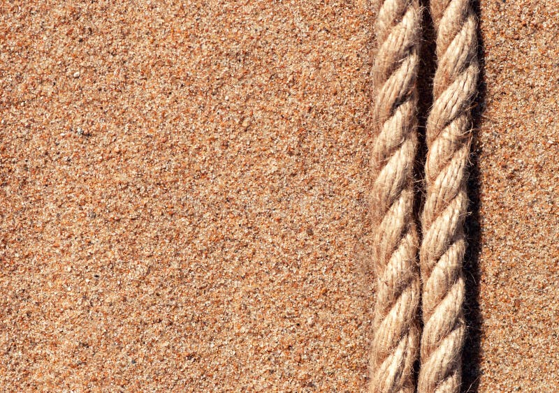 Sand Background with Old Wood and Rope Stock Image Image of nature, abstract 40660197