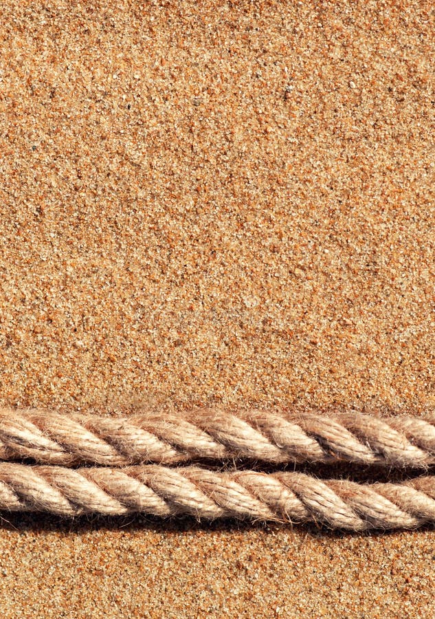 Sand Background with Old Wood and Rope Stock Image Image of nature, abstract 40660197