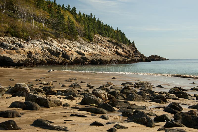 Sand Beach at Acadia National Park, Maine