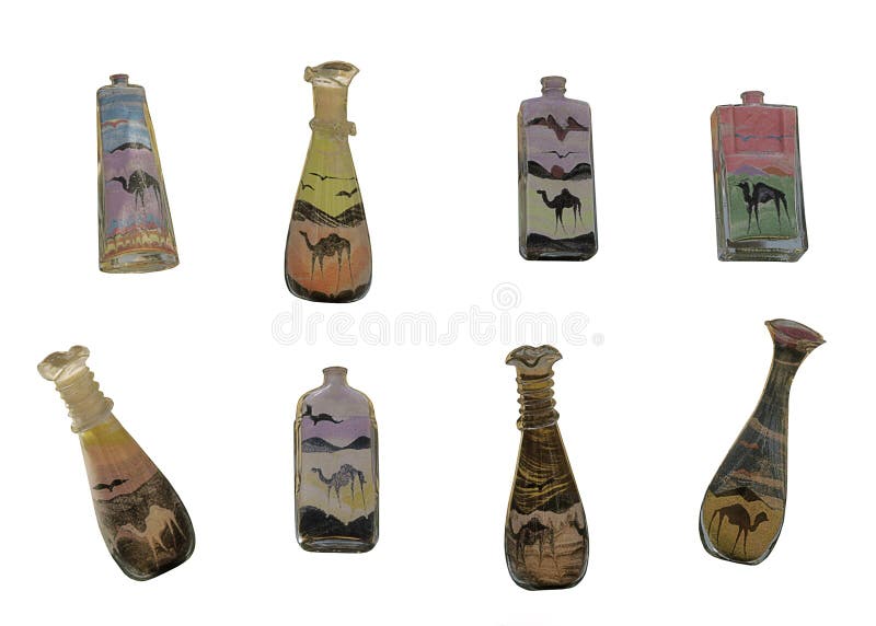 Sand bottle souvenir from Egypt