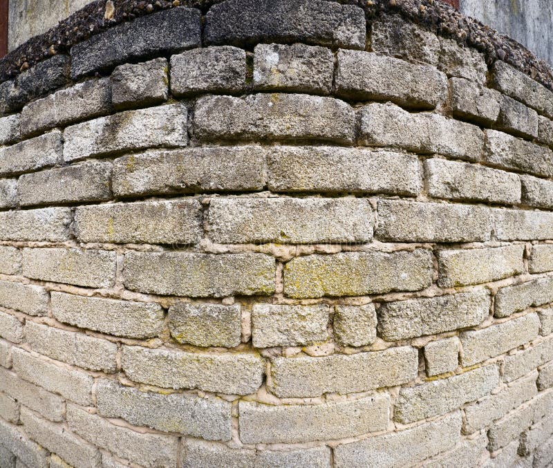 A sand brickstone wall as background, panoramaphoto, 7 images stitched. A sand brickstone wall as background, panoramaphoto, 7 images stitched