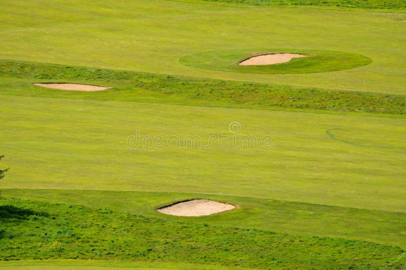 A Photo of some sand bunkers at deer park golf club in howth dublin  ireland europe. A Photo of some sand bunkers at deer park golf club in howth dublin  ireland europe