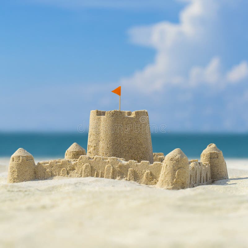 Sand castle stock images Sand castle stock images