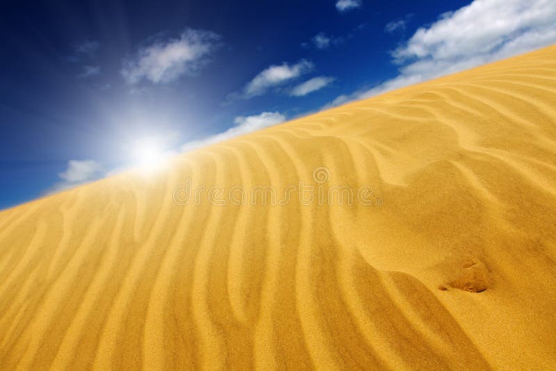 Sand dune royalty free stock photo